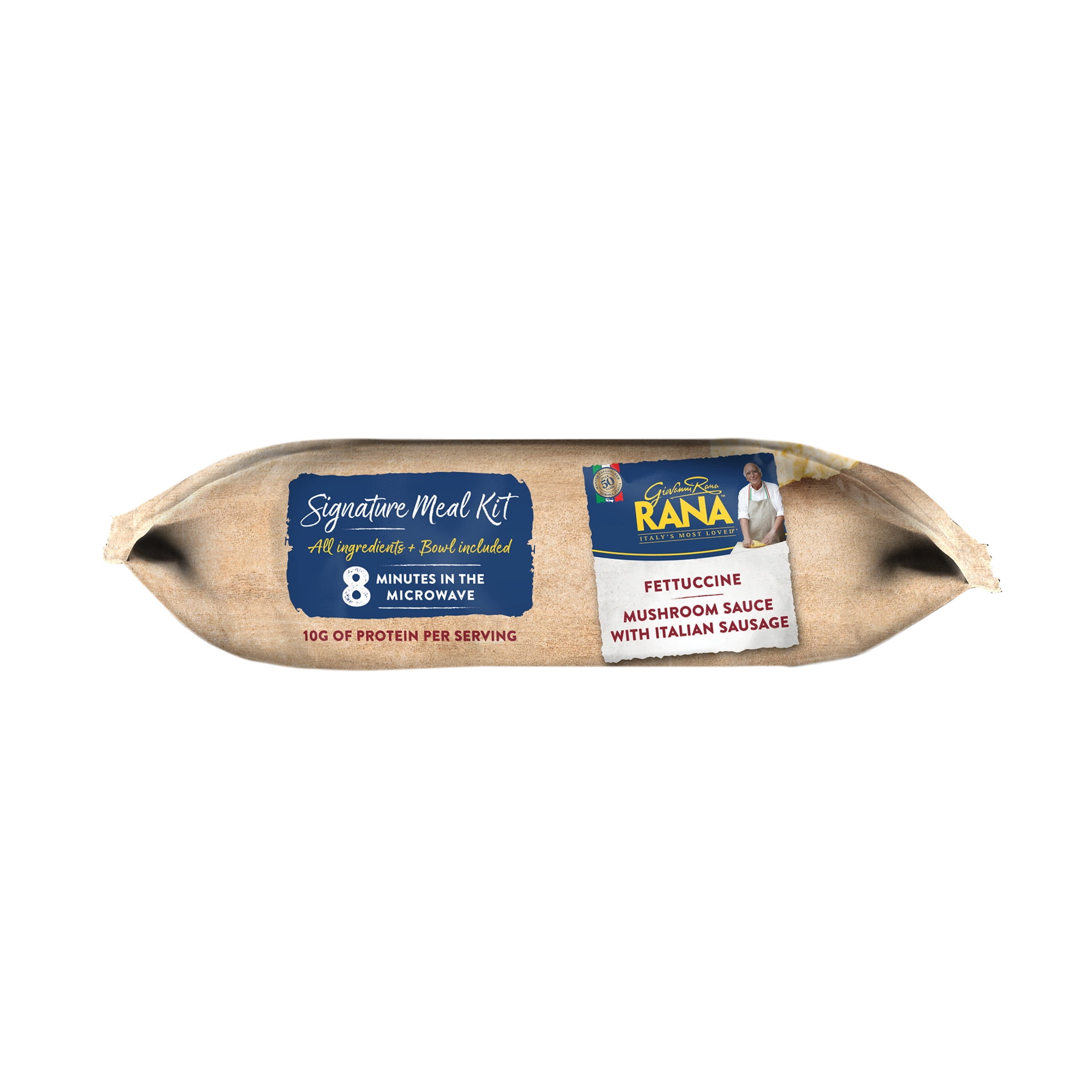 Giovanni Rana Fettuccine Sausage & Mushroom Premium Meal Kit Tray (Family Size, 38oz), Refrigerated