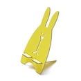 thumbnail image 1 of Soporte original de madera para teléfono móvil DIY, encantador soporte para teléfono móvil con forma de conejo (amarillo), 1 of 1