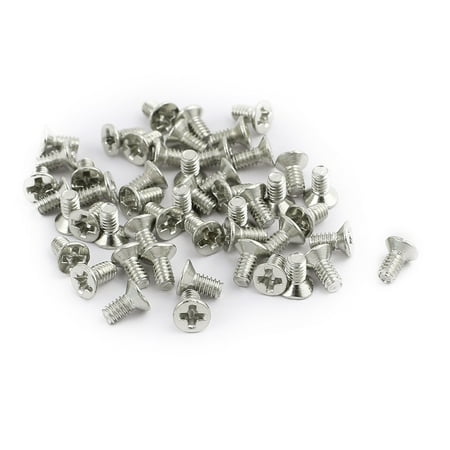 

50pcs M2x3mm Stainless Steel Countersunk Flat Head Machine Screws Bolts
