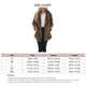 thumbnail image 4 of Chaqueta de Lujosa para Mujeres, Cómodo Girando El Collar Poliéster 2 Bolsillos Latales Abrigo de Felpa, 4 of 7