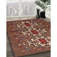 thumbnail image 2 of Ahgly Company Indoor Round Traditional Rust Pink Persian Area Rugs, 4' Round, 2 of 6