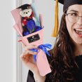 thumbnail image 4 of unbranded Para Fiesta De Graduación Con Bouquet De Oso Azul Adorable Y, 4 of 7