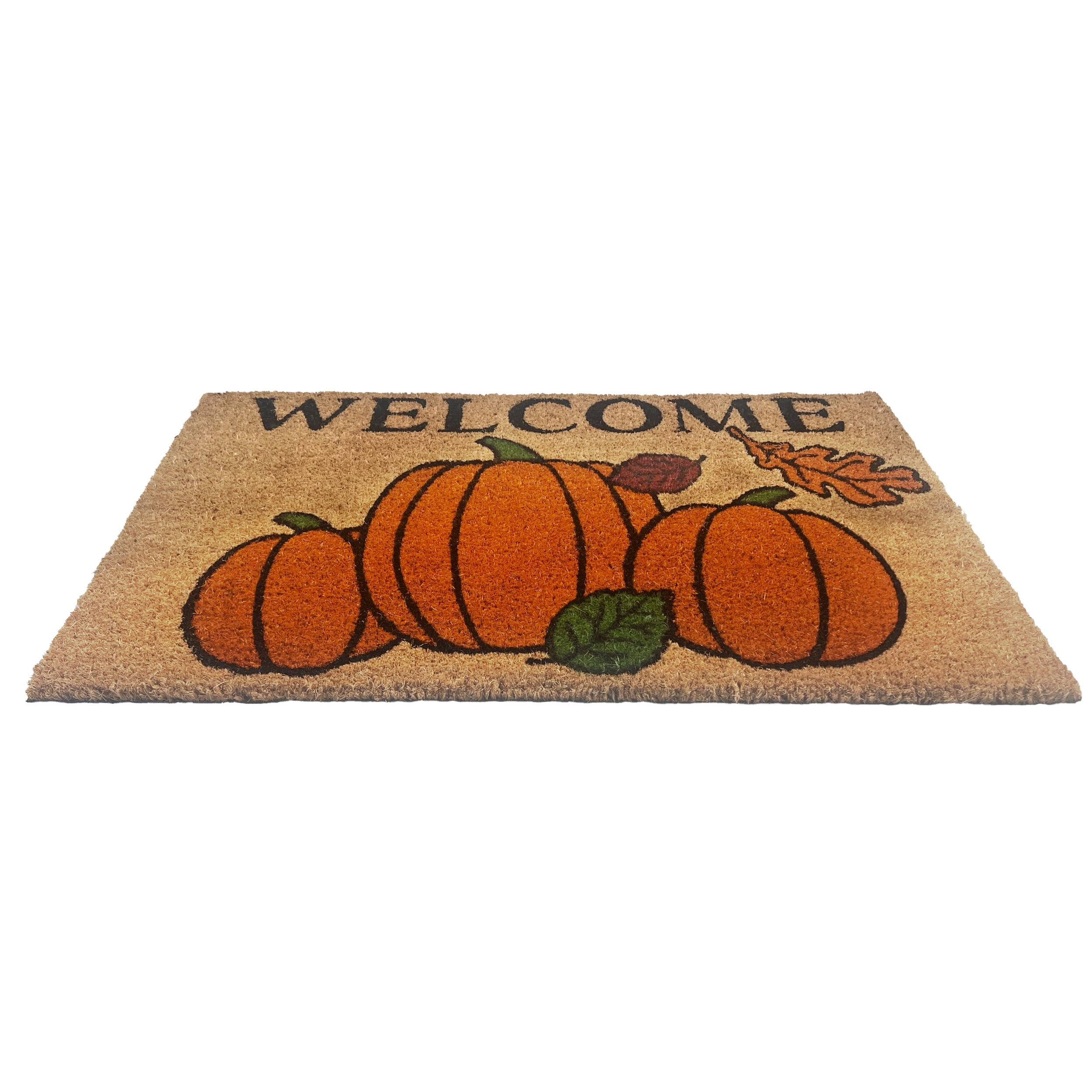 Achim Printed Coir Mat 18" x 30", Autumn Foliage