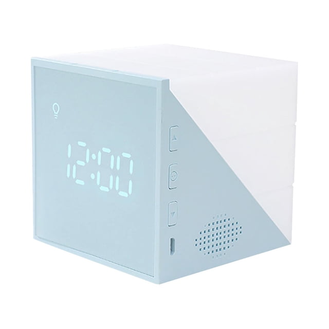 Xihbxyly Ofertas especiales, liquidación de primera calidad hoy Nueva alarma LED colorida con luz nocturna de carga.