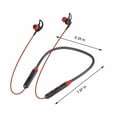 thumbnail image 6 of Back to School Supplies Sale Neckband Bluetooth.0 Headphones,HD Stereo Wireless Sports Earphones,Around Neck Bluetooth Headphones Noise Cancelling Mic,Magnetic Attraction on Clearance, 6 of 7