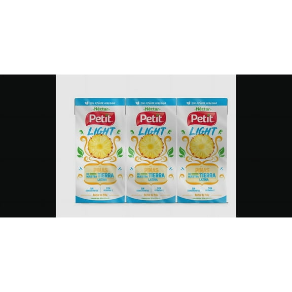 Petit Pineapple Nectar, 6.8 fl oz, 3 Ct, Nectar Juice