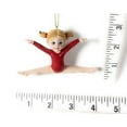 thumbnail image 4 of Kurt Adler Blue and Red Gymnast Girl Christmas Ornaments 4.25", 4 of 5