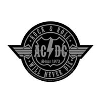Men's AC/DC Cut Out 3d Logo Woven Patch - Walmart.com