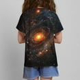thumbnail image 5 of HVOBBTY T-shirt Décontracté à Manches Courtes pour Tout-Petits, T-shirt d'Été Imprimé Décontracté pour Enfants avec Grand Col Rond Manches Courtes Noir, 7 Ans, 5 of 5