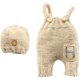 thumbnail image 1 of KAKOWELY 1 juego de gorro y tirantes de punto para niños, kit de disfraz para bebé, accesorios de fotografía, 1 of 4