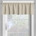 thumbnail image 2 of Ambesonne Beige Valance Pack of 2, Polka Dot Classic Retro Print, 54"X18", Beige Tan, 2 of 5