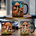 thumbnail image 6 of New Ceramic Magic Mushroom Mug, Multi-Functional Creative Space Decor, Coffee Tea Cup with Unique Print for Home, Office, Gifts for Plant & Nature Lovers, 6 of 6