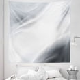 thumbnail image 1 of Grey Tapestry, Abstract Framework with Ombre Inspired Design Corners Wavy Lines Modern, Fabric Wall Hanging Decor for Bedroom Living Room Dorm, 5 Sizes, Grey Pale Grey White, by Ambesonne, 1 of 1