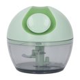 thumbnail image 4 of Manual Garlic Chopper, Durable Easy Cleaning Safe Hand Pull String Garlic Mincer Multifunctional Stainless Steel Blade Small  For Meat For Vegetable For Home Green,Light Green,Jade, 4 of 8