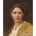 thumbnail image 2 of William Bouguereau 12x14 Gold Ornate Wood Frame and Double Matted Museum Art Print Titled - Head Study (1898), 2 of 4