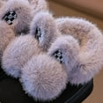 thumbnail image 4 of Gvdentm Slippers for Toddler Girls Kids Slippers Full Wrapped Toddler Slippers Boys Girls Comfortable Winter House Shoes(Toddler/Little Kid/Big Kid)(Black,11), 4 of 8