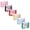 6 Colors, variant on 1 Pack Plastic Expanding File Folder, Folders for Documents, Transparent Envelopes with Elastic Closure, File Folder Organizer Holder, Fit Letter/A5 Size, Pink