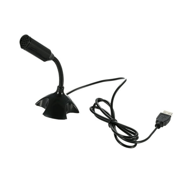 USB Desktop Microphone 360° Adjustable Microphone Support Voice Chatting Recording Mic for PC with a USB port