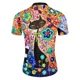 thumbnail image 4 of Ropa de ciclismo para mujer 2024 Ropa de ciclismo de montaña de manga corta con bonitos gatos de colores, 4 of 5