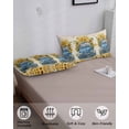 thumbnail image 4 of Sunflower Pillow Covers King Size, Watercolor Summer Floral Truck Vintage Soft Bed Throw Pillowcases Breathable Cooling Long Lumbar Body Pillow Sham Cover for Bed Sofa 20''x40'', 4 of 7