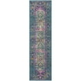 thumbnail image 5 of SAFAVIEH Madison Gabriel Traditional Area Rug, Blue/Fuchsia, 5'1" x 7'6", 5 of 9
