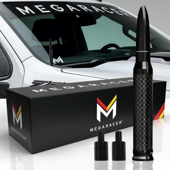 Carbon Fiber Bullet Antenna for Silverado Sierra 1999-2024 Trucks