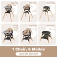 thumbnail image 2 of Silla Alta para Bebé BABY JOY Convertible 6 en 1 de Madera, 2 of 9