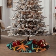 thumbnail image 5 of Salouo Palm Trees Christmas Tree Skirt 36" Farmhouse Christmas Decorations Snowman Xmas Tree Skirt Tree Mat for Holiday Party Decor, 5 of 8
