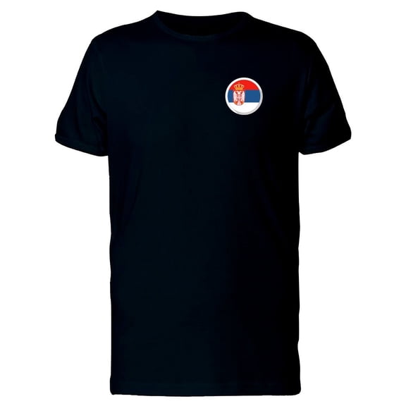 Serbia National Pocket Flag Tee Men's -Image by Shutterstock