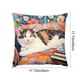 thumbnail image 3 of Fasiaou 3 Counts Artistic Abstract Style Pillow Cover Floral Print Sofa Bedroom Decor Cushion Case Soft Nylon Spandex Washable Home Living Room Accent, 3 of 6