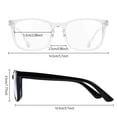 thumbnail image 5 of Blue Light Blocking Glasses for Screen Time, Anti Eye Strain Computer Glasses with UV Protection, Lightweight Non-Prescription Eyewear for Men and Women, 5 of 7