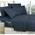 thumbnail image 2 of Elegant Comfort Modern 8-Piece Navy Blue Comforter Bed-in-a-Bag, Cal King, 2 of 3