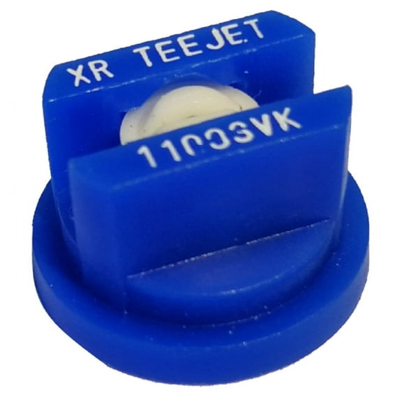 XR11003-VK Teejet Nozzle, Extended Range Flat Spray Tip, Blue