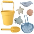 thumbnail image 1 of Juego de juguetes de playa con forma de pala de silicona BLUE GINKGO, 1 of 9