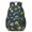 Football and Splat Grey Pattern, variant on Football and Star Black Pattern 17" Waterproof Oxford School Backpacks for Teens, S-Shape Padded Straps, for School, Travel, Hiking, Camping