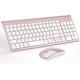 thumbnail image 1 of Combo delgado de teclado y ratón inalámbricos, ratón USB compacto y silencioso de 2,4 G y teclado con interruptor de tijera, 1 of 3