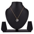 thumbnail image 3 of Efulgenz OM AUM Ohm Pendant Chain Necklace India Spiritual Good Luck CZ Jewelry Gift for Men Women, 3 of 6