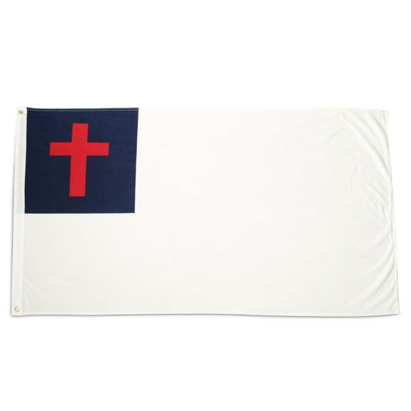 4x6 Christian Flag 4'x6' Super Polyester 150D Large House Banner Grommets