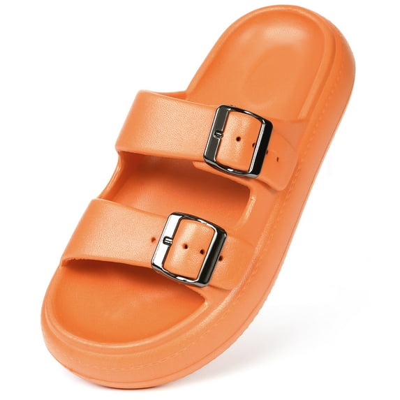 Women Men Adjustable Sandals Pillow Slippers Quick Drying Shower Slippers Cushion Sandals Indoor Outdoor