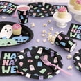 thumbnail image 4 of Cute Ghosts Disposable Paper Plates, Multicolor, 8.5", 30 Count, Halloween by Way To Celebrate, 4 of 7