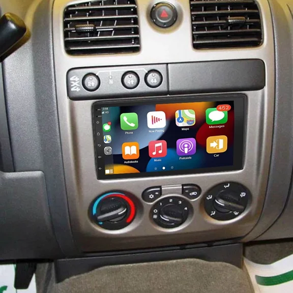 2025 New Wireless CarPlay Android Auto Car Stereo for Chevy Colorado 2004 2005 2006 | 7in HD Touchscreen 4 64G, GPS   Bluetooth 5.0/WiFi   SWC Split Screen