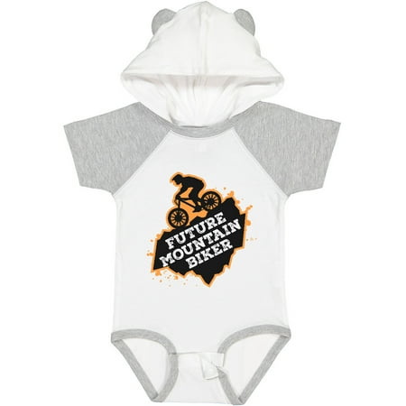 

Inktastic Biking Future Mountain Biker Gift Baby Boy Bodysuit