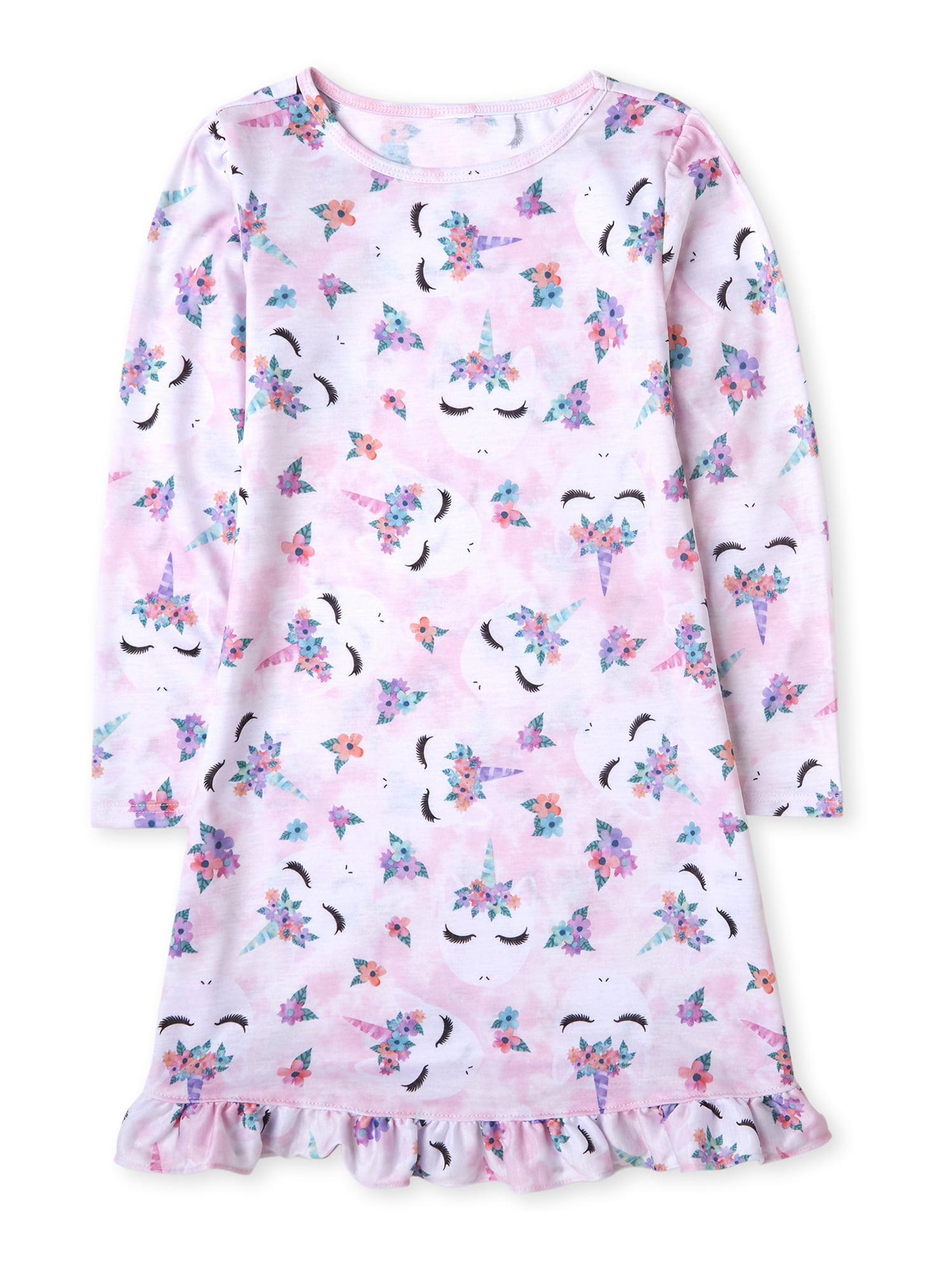 The Children's Place Girls' Long Sleeve Nightgown 