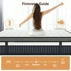 Queen Mattress, 14 Inch Memory Foam Mattress in a Box, Pressure Relief Mattress, Zoned Support, Gel Layer for Cooling, Medium Firm, Improving Circulation, Breathable