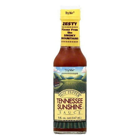 Try Me Tennessee Sunshine Hot Pepper Sauce, 5 OZ (Pack of