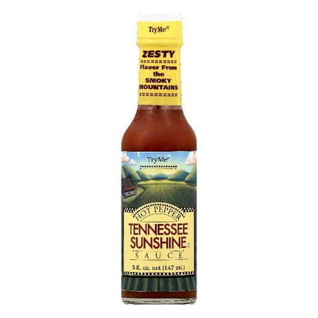 Hot Pepper Sauce Recipe - Try Me Tennessee Sunshine Hot Pepper Sauce, 5 OZ (Pack of 6)