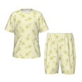 thumbnail image 1 of Fotbe Green Pears Pijama Estampada de 2 Piezas para Niños – Ropa de Dormir de Manga Corta Cómoda para Niños y Niñas, Camiseta y Shorts de Algodón-4X-Large, 1 of 6