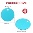 thumbnail image 2 of Uxcell Metal Round Stamping Blanks Tags for Engraving and Crafting Projects Lake Blue 1.6", 2 of 7