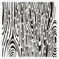 Wood Grain Stencils - 11.8x11.8inch Plastic Reusable Stencils
