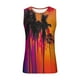 thumbnail image 4 of Camiseta sin mangas de cuello redondo para hombre, ropa deportiva para el hogar, pijamas, camiseta de color liso, blusa deportiva de poliéster para hombre, 4 of 5